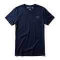 Men's Combed (100%) Cotton T-Shirt - Navy blue