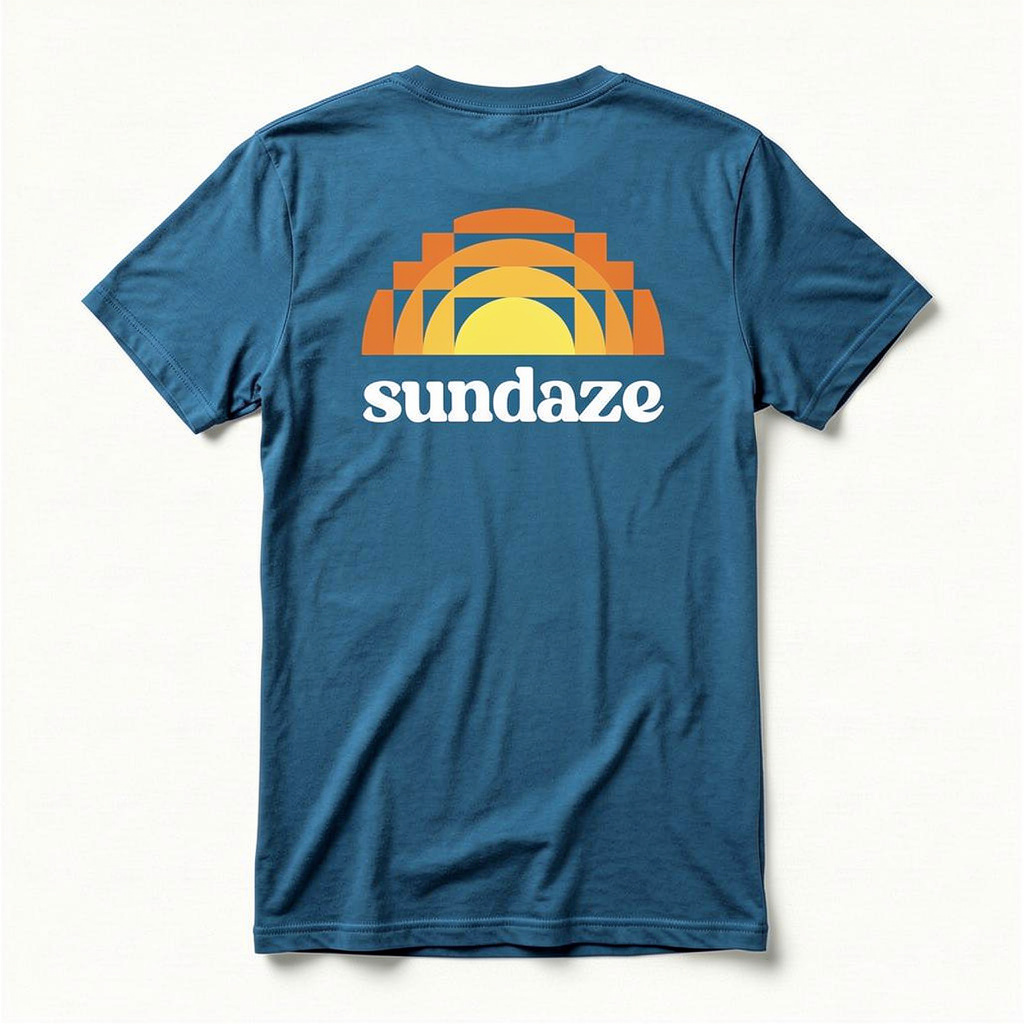 Men's Combed (100%) Cotton T-Shirt - Ocean blue