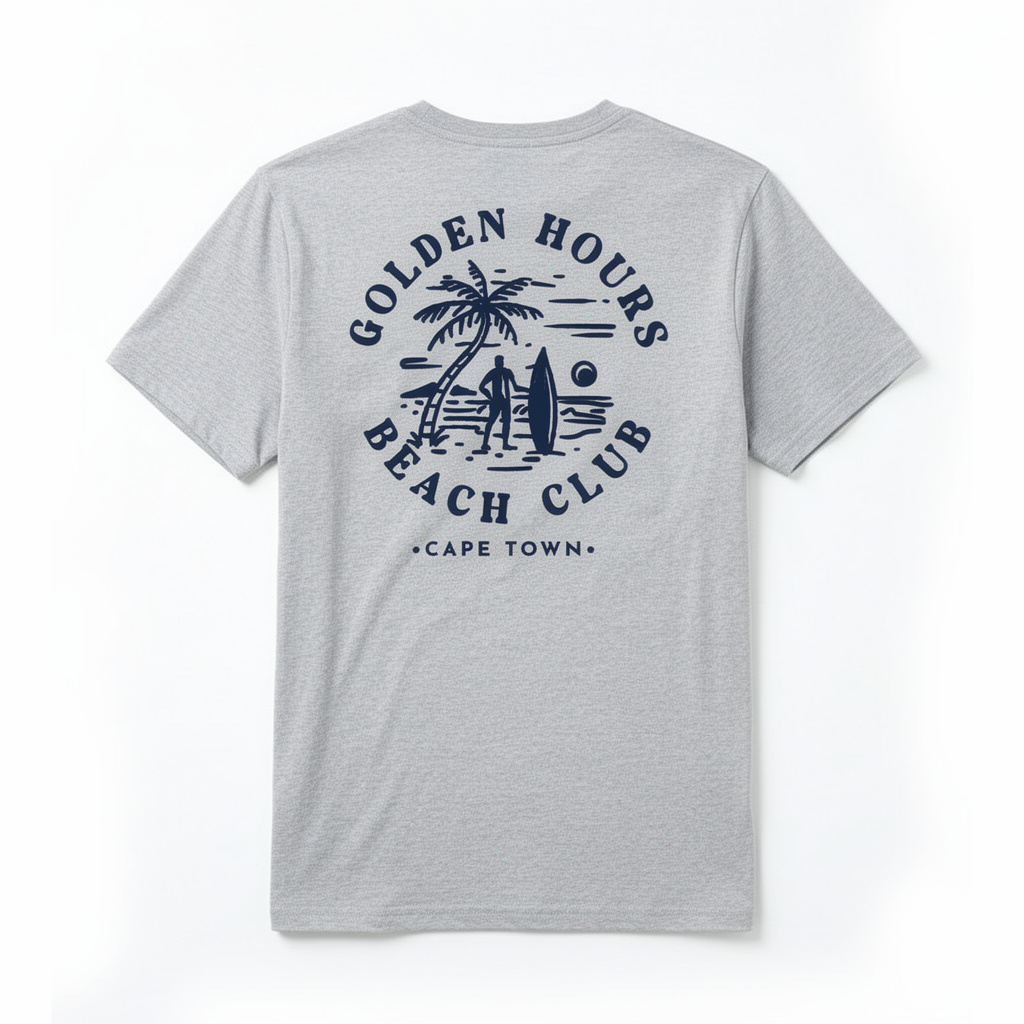 Men's Combed (100%) Cotton T-Shirt - Light Grey