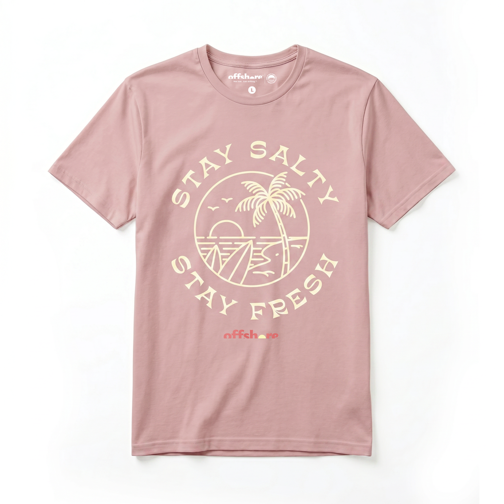 Women's Combed (100%) Cotton T-Shirt - Dirty pink