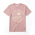 Women's Combed (100%) Cotton T-Shirt - Dirty pink