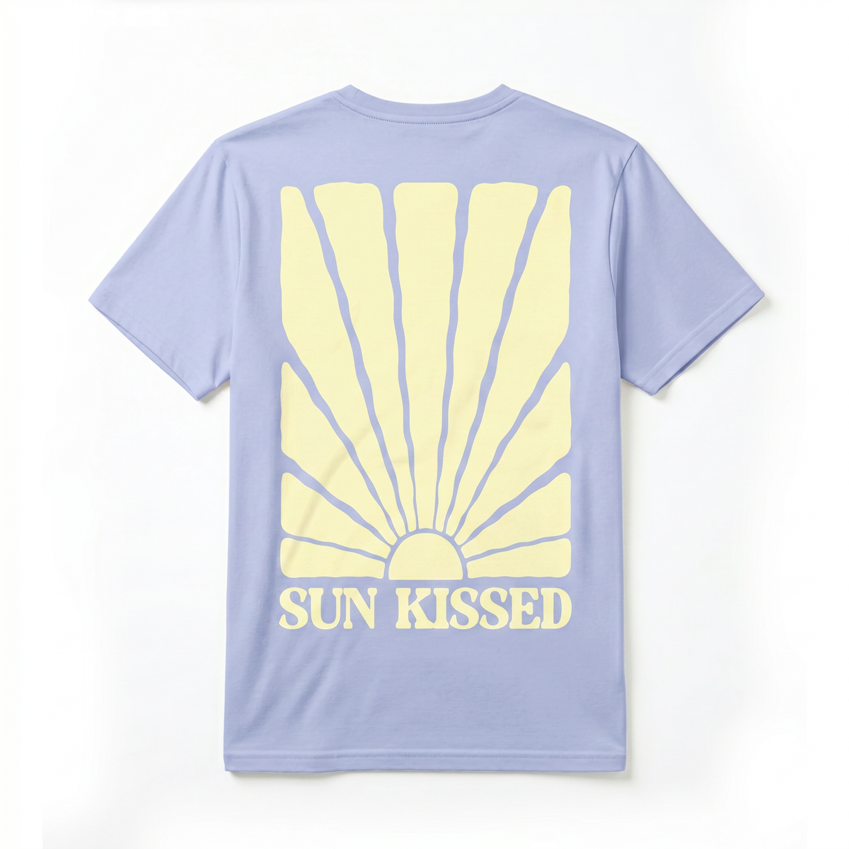 Women's Combed (100%) Cotton T-Shirt - Light Blue