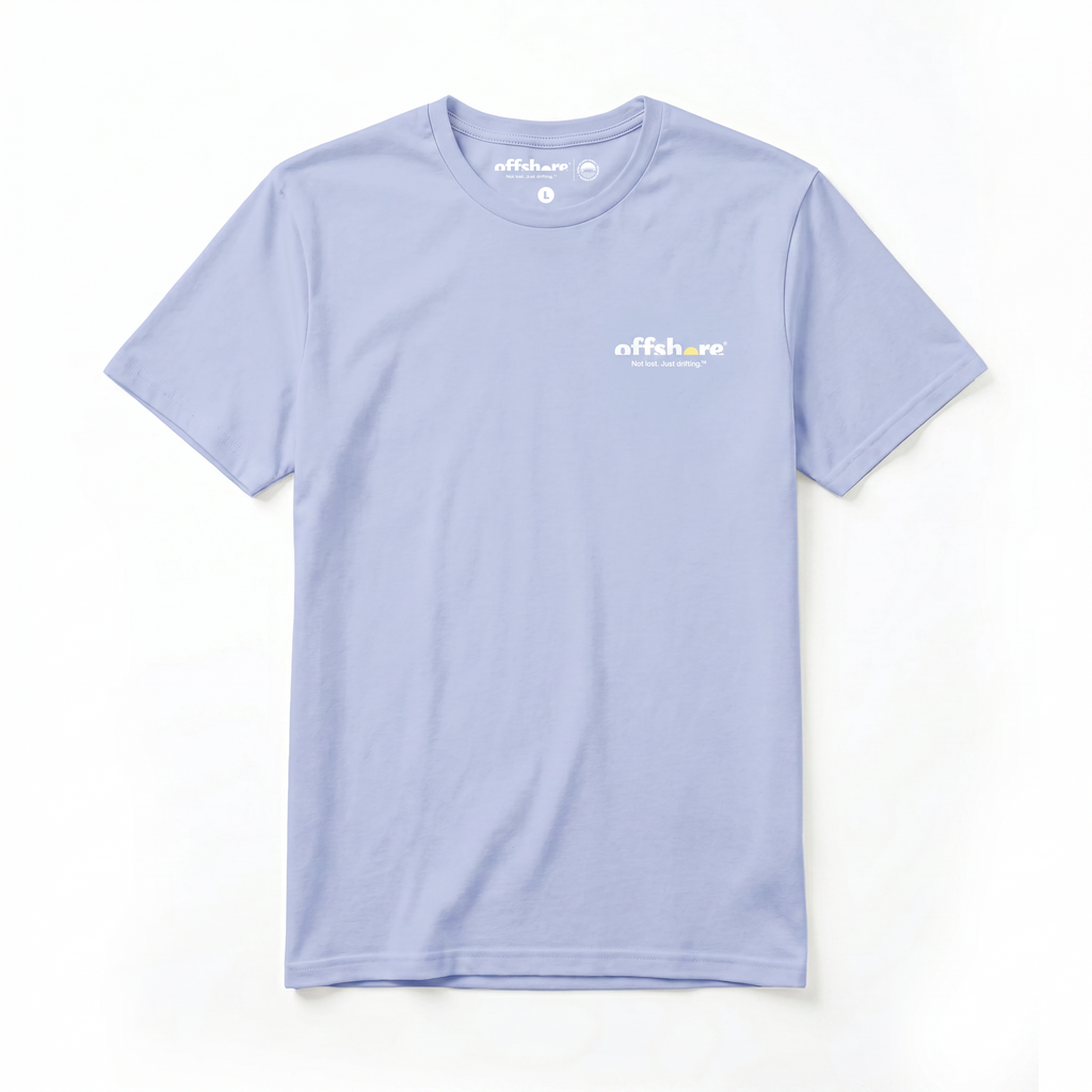 Women's Combed (100%) Cotton T-Shirt - Light Blue