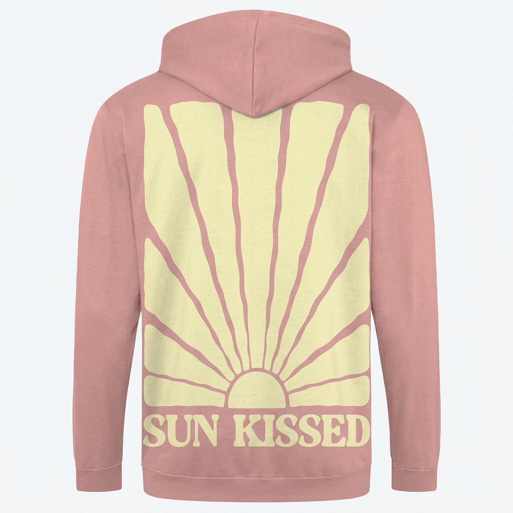 Unisex Boston Hoodies - Sun kissed (Soft Coral)