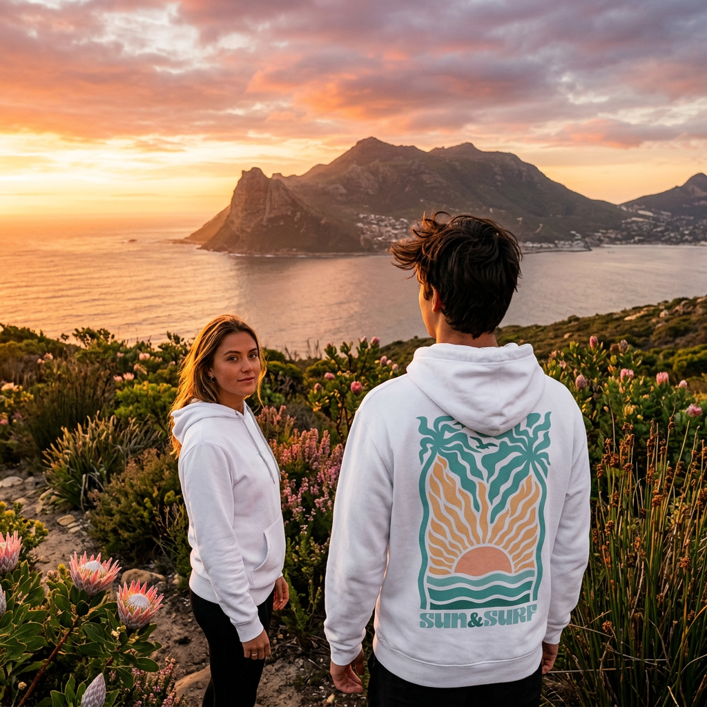 Unisex Boston Hoodies - Sunrise (White)