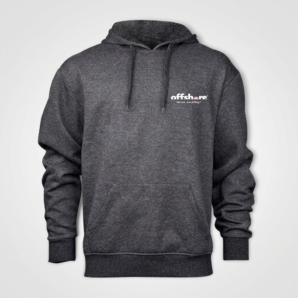 Unisex Boston Hoodie -  Stay Salty (Charcoal)