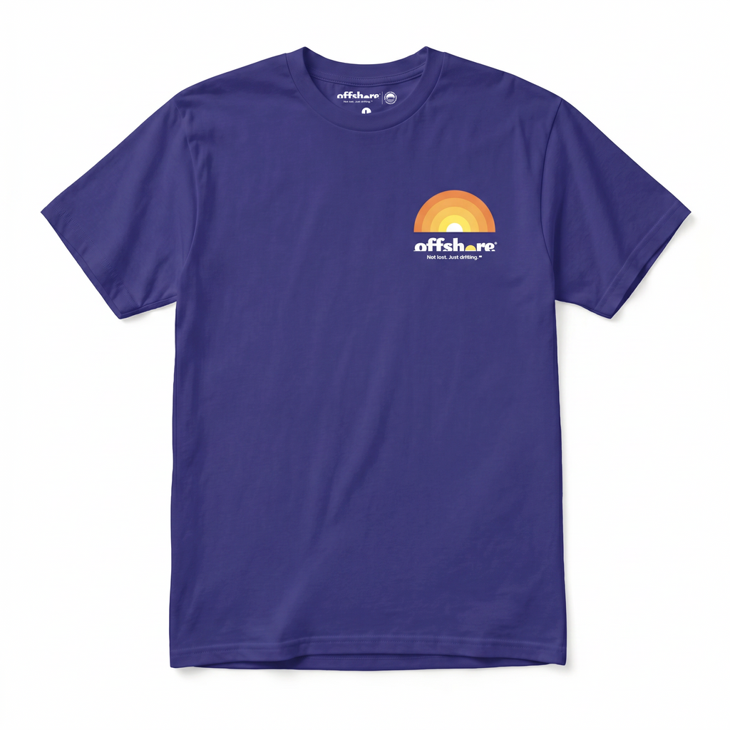 Men's Combed (100%) Cotton T-Shirt- Royal Blue