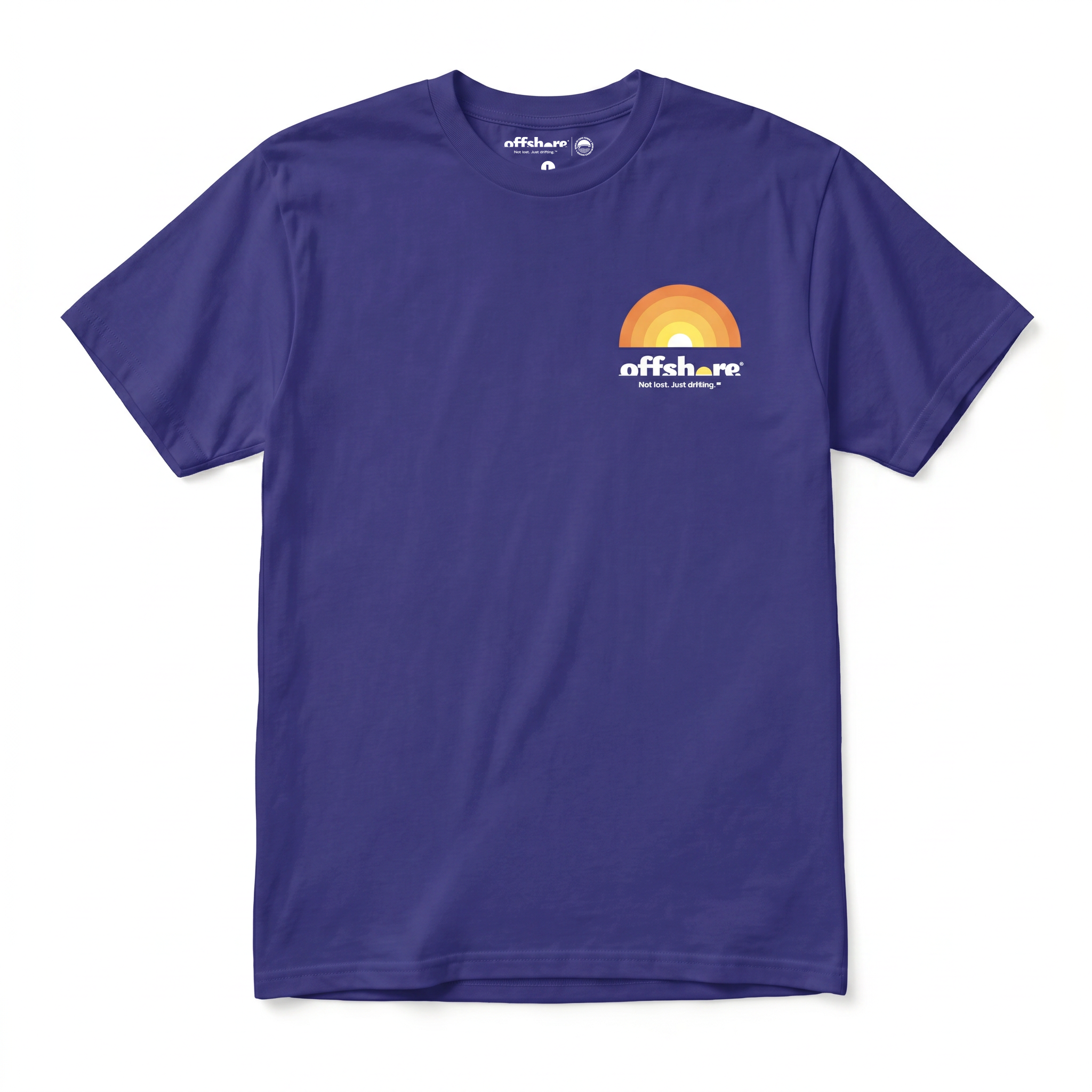 Men's Combed (100%) Cotton T-Shirt- Royal Blue