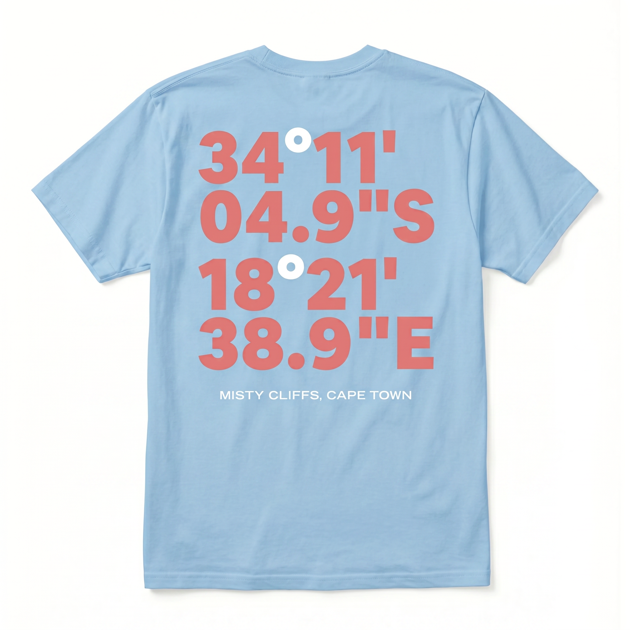 Men's Combed (100%) Cotton T-Shirt - Misty Cliffs