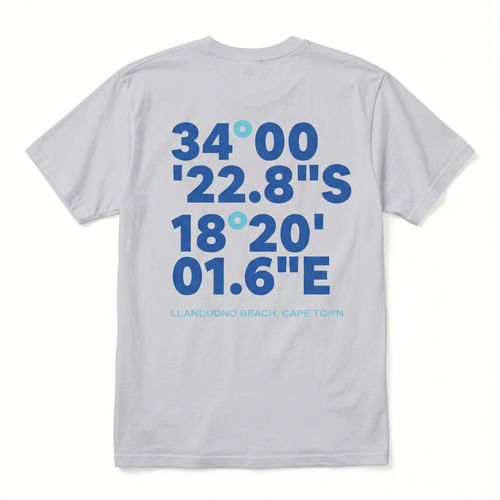 Men's Combed (100%) Cotton T-Shirt - Llandudno Beach