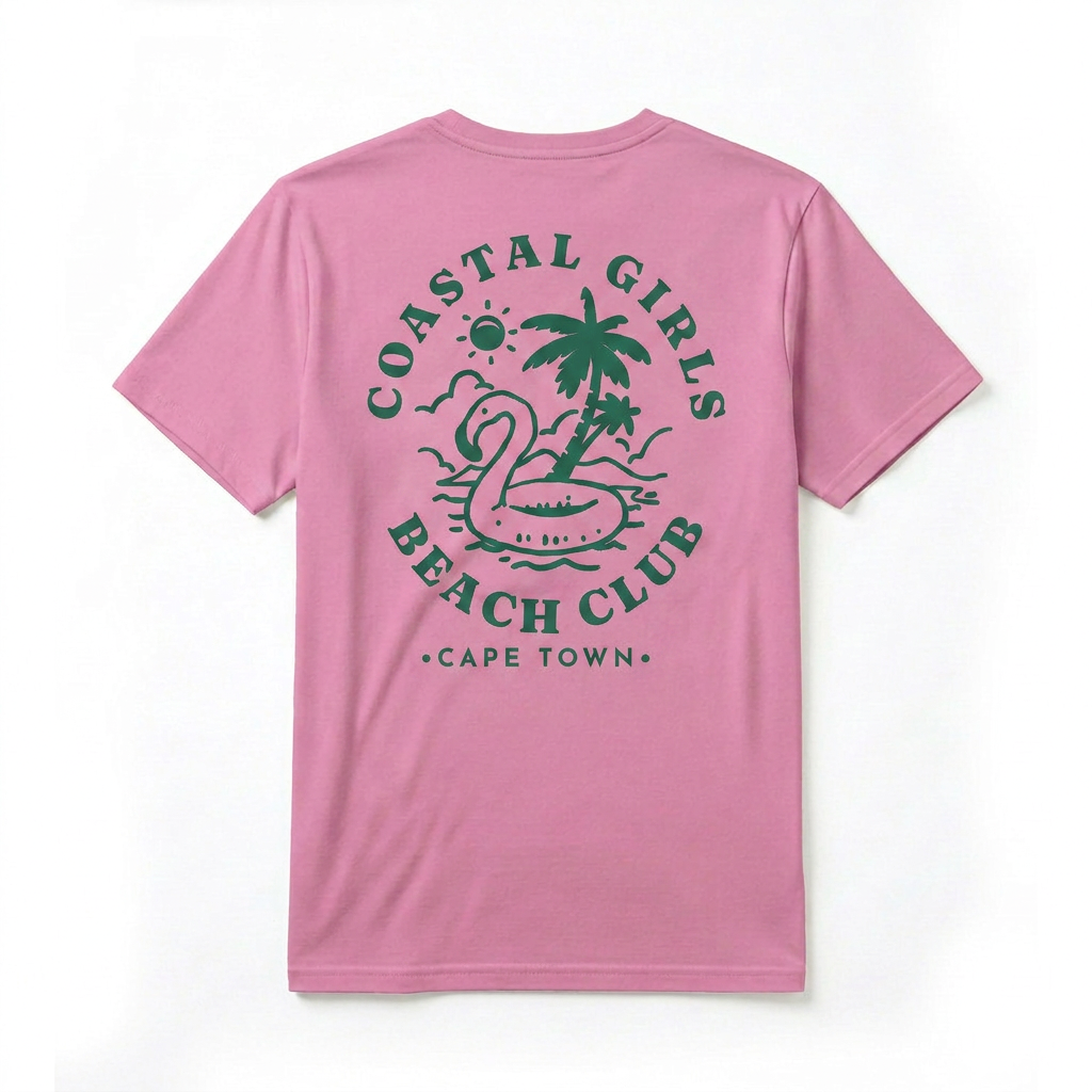 Women's Combed (100%) Cotton T-Shirt - Pink
