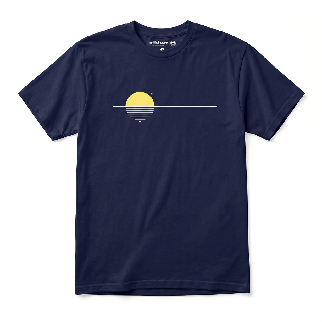 Men's Combed (100%) Cotton T-Shirt- Navy