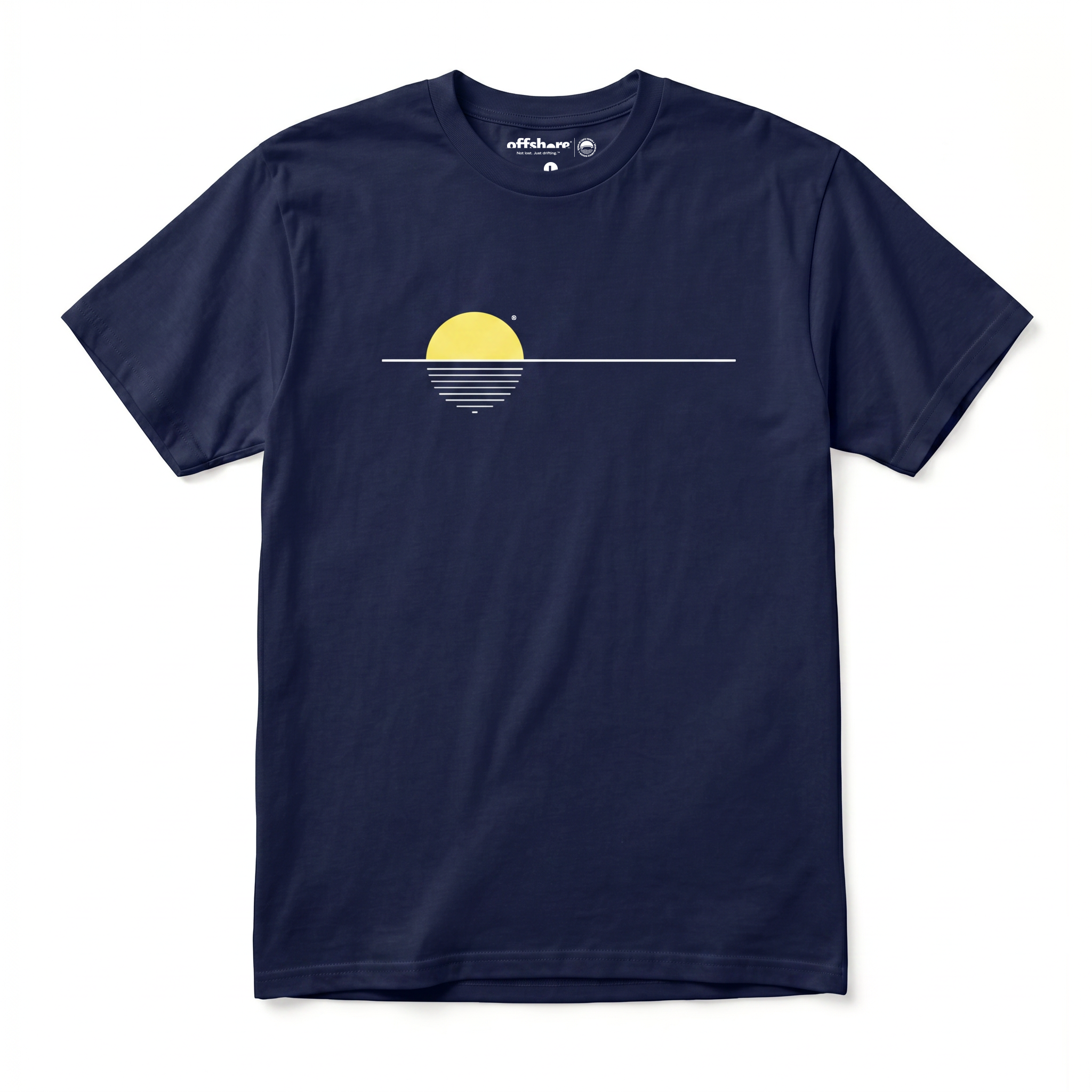 Men's Combed (100%) Cotton T-Shirt- Navy