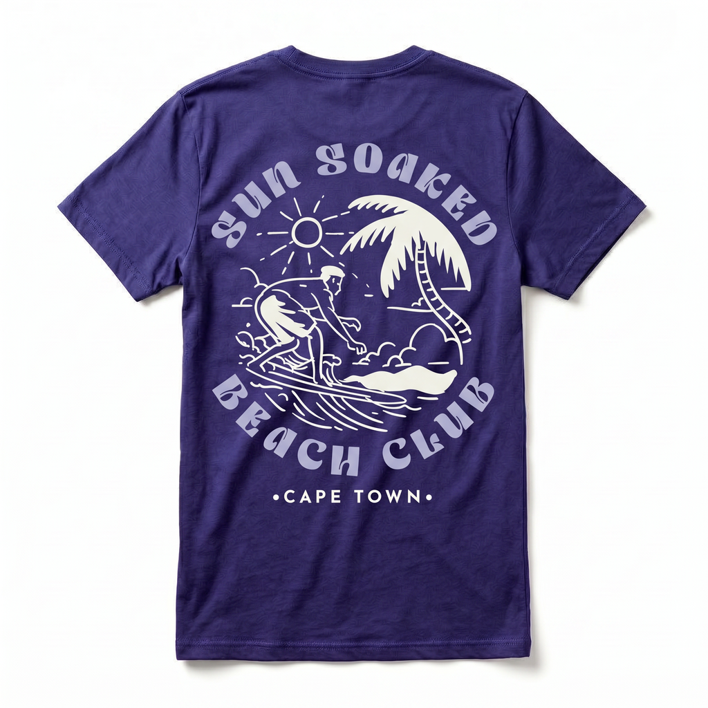 Men's Combed (100%) Cotton T-Shirt- Royal Blue