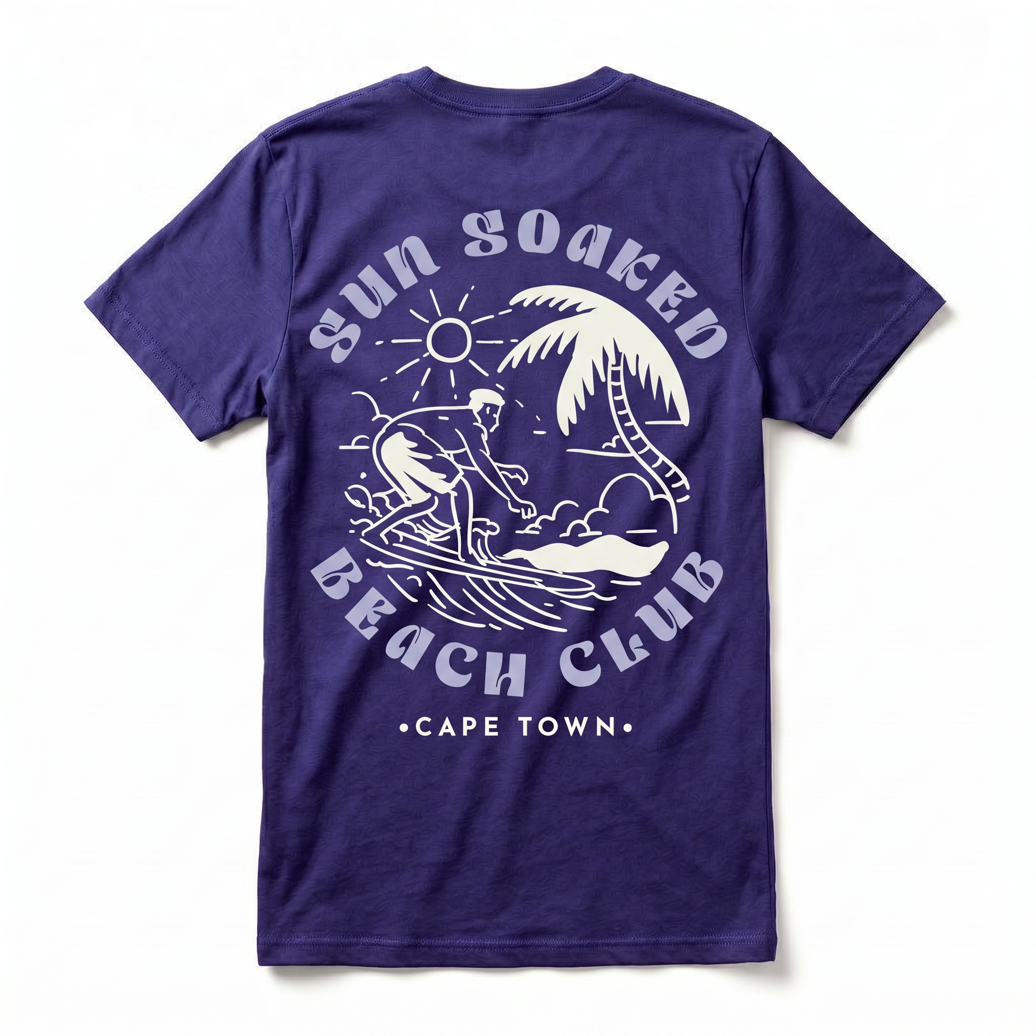 Men's Combed (100%) Cotton T-Shirt- Royal Blue