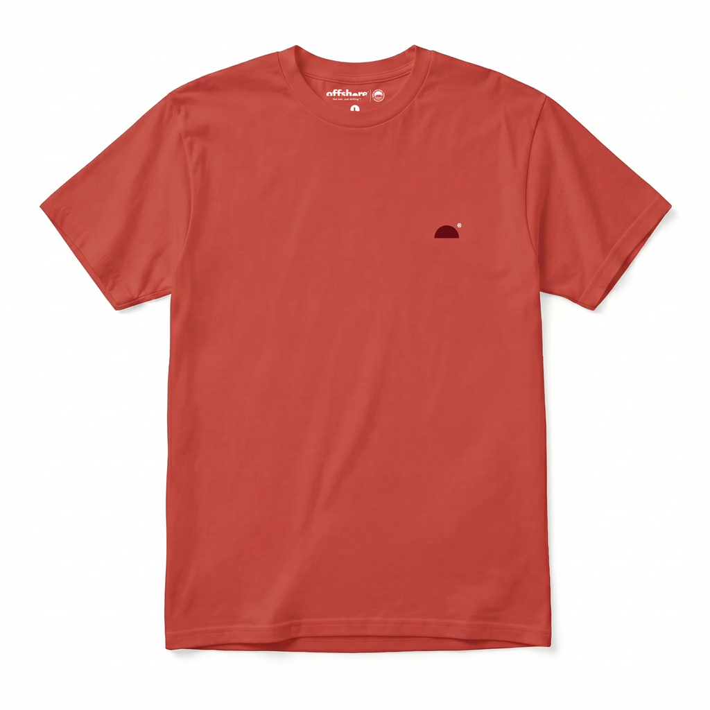 Men's Combed (100%) Cotton T-Shirt - Red