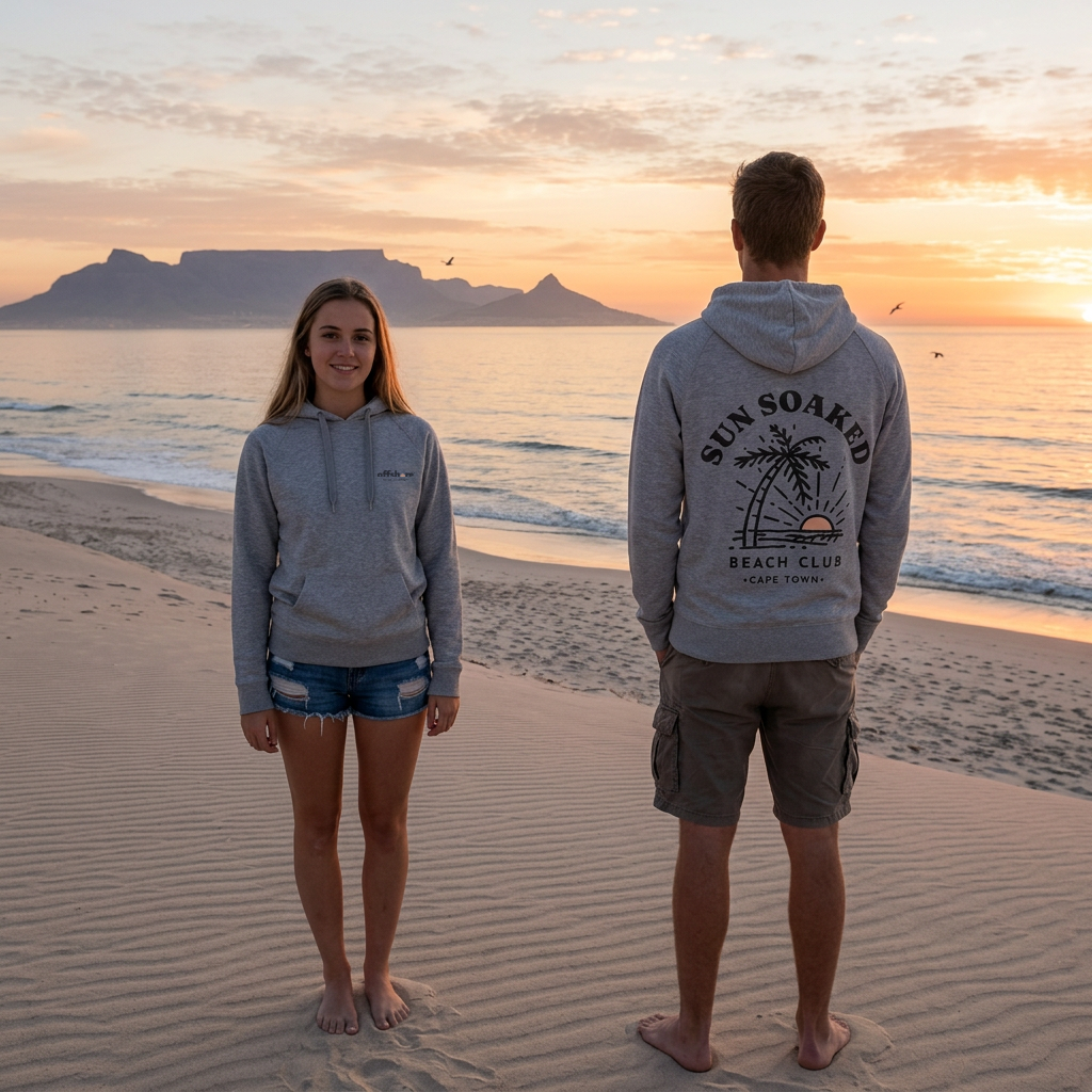Unisex Boston Hoodie- Sun soaked (Grey)